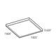 DALS - Slim Square Led Flush Mount - Lights Canada