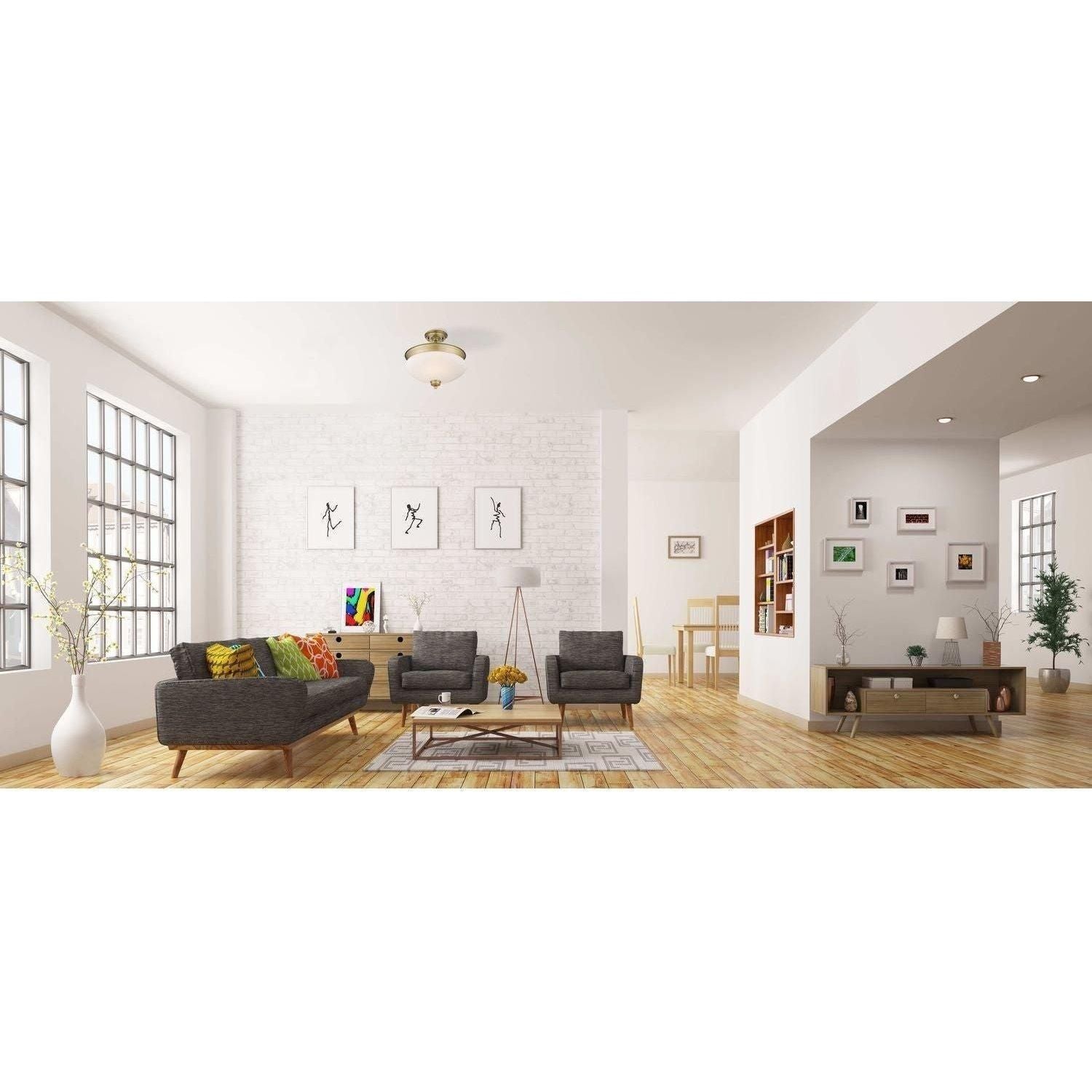 Z-Lite - Amon Semi Flush Mount - Lights Canada