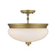 Z-Lite - Amon Semi Flush Mount - Lights Canada