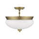 Z-Lite - Amon Semi Flush Mount - Lights Canada