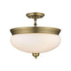 Z-Lite - Amon Semi Flush Mount - Lights Canada