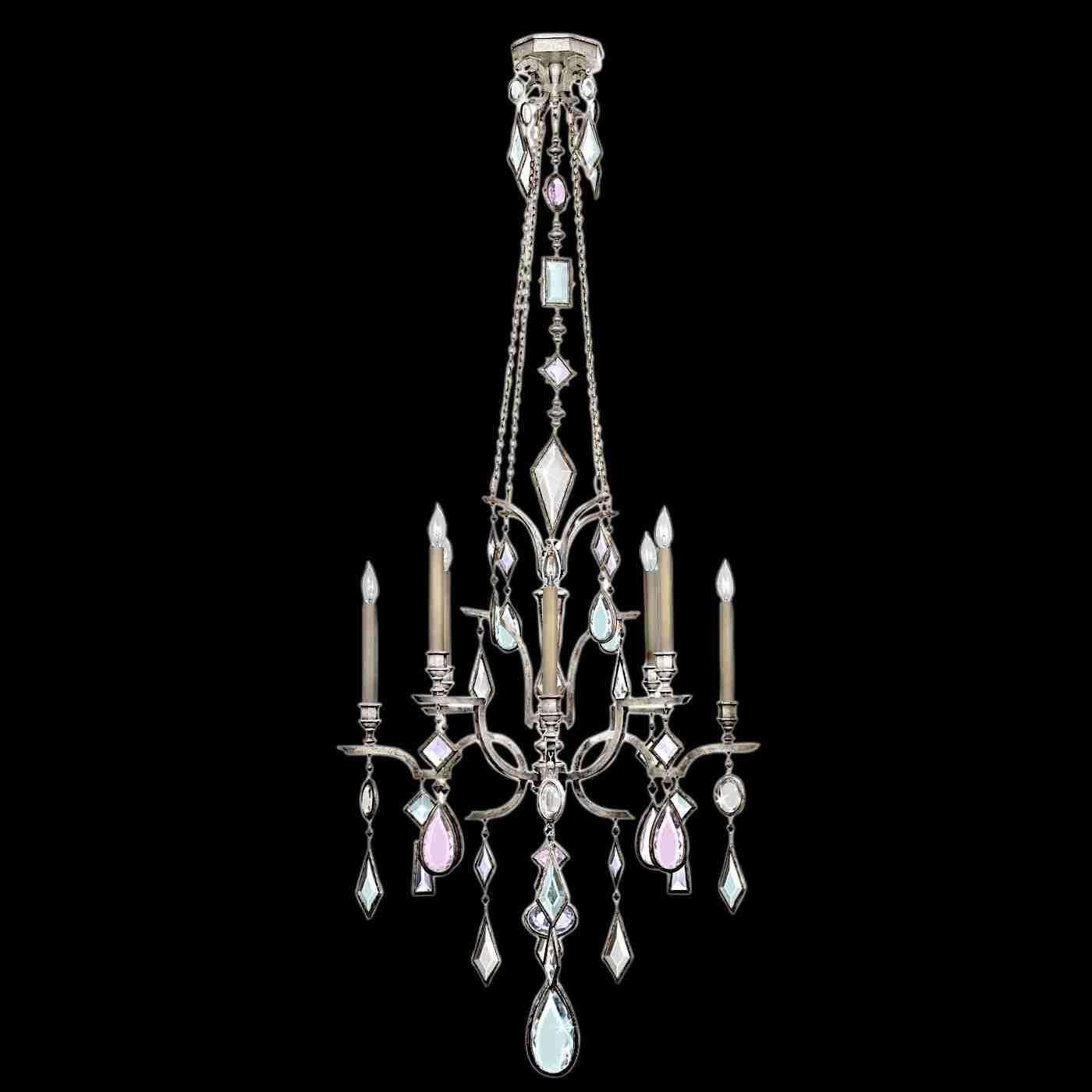 Fine Art Handcrafted Lighting - Encased Gems Chandelier - Lights Canada