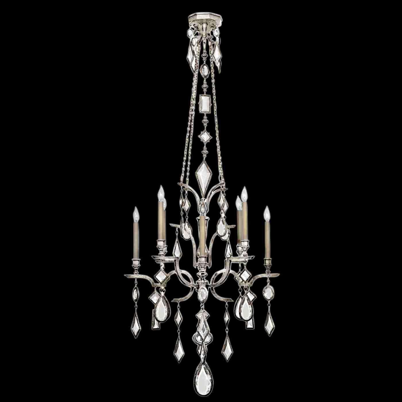 Fine Art Handcrafted Lighting - Encased Gems Chandelier - Lights Canada