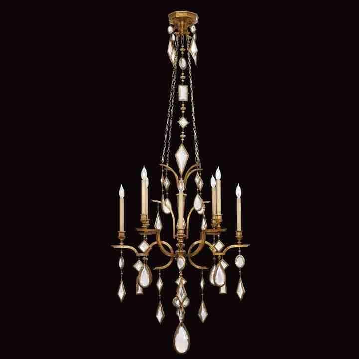 Fine Art Handcrafted Lighting - Encased Gems Chandelier - Lights Canada