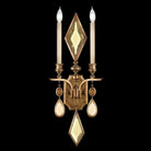 Fine Art Handcrafted Lighting - Encased Gems Sconce - Lights Canada