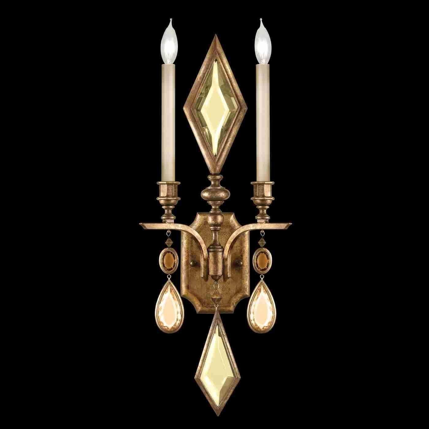 Fine Art Handcrafted Lighting - Encased Gems Sconce - Lights Canada