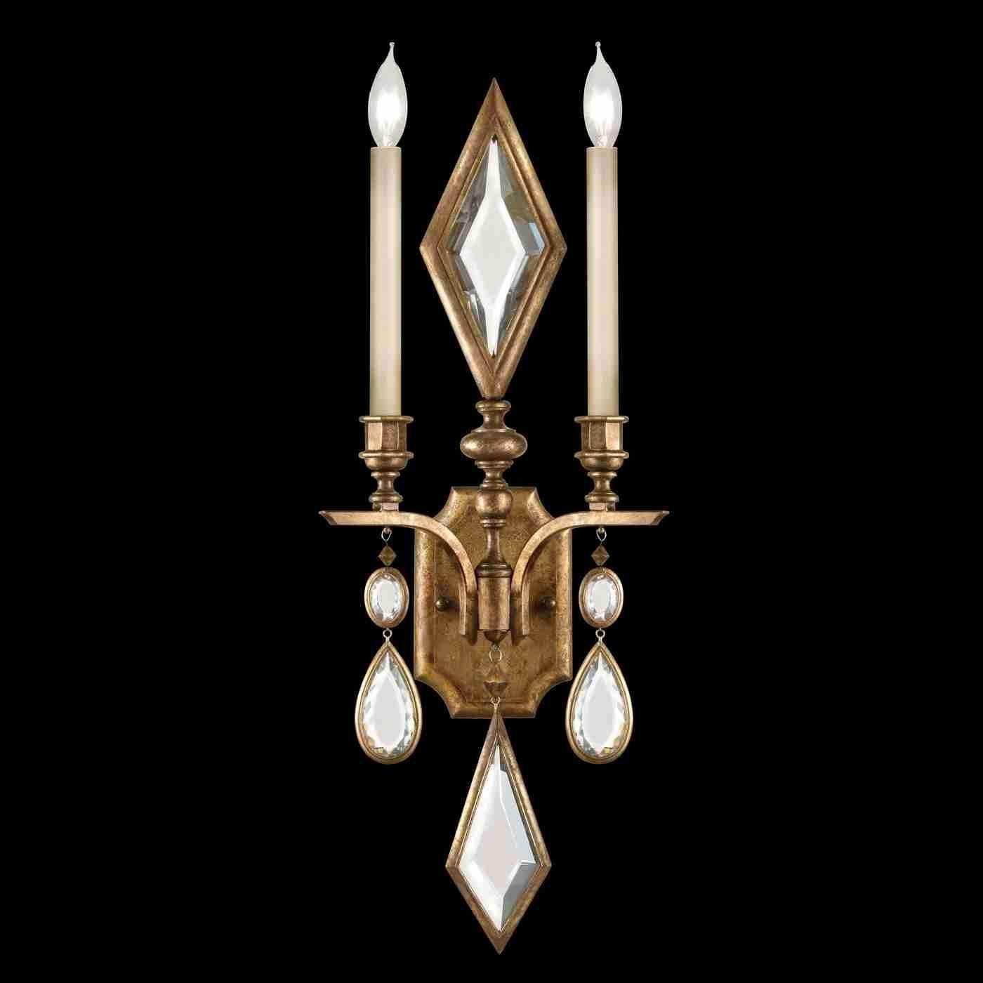 Fine Art Handcrafted Lighting - Encased Gems Sconce - Lights Canada