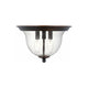Generation Lighting - Belton 3-Light Flush Mount - Lights Canada