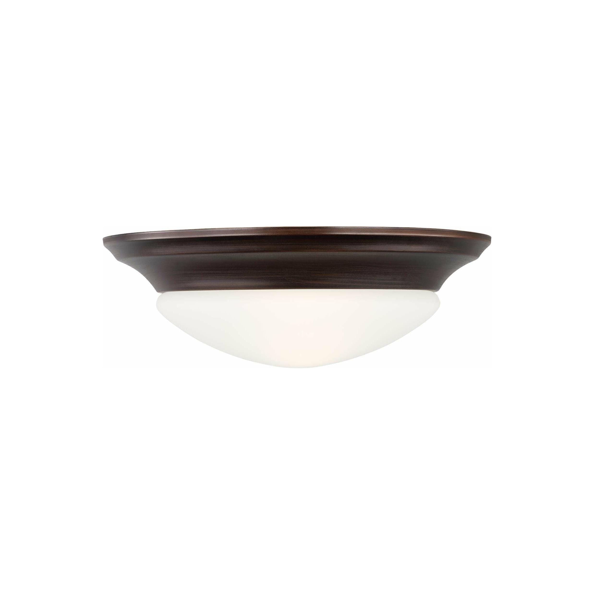 Generation Lighting - Nash 1-Light Flush Mount (with Bulb) - Lights Canada