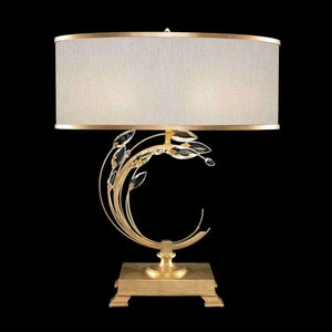 Fine Art Handcrafted Lighting - Crystal Laurel Table Lamp - Lights Canada