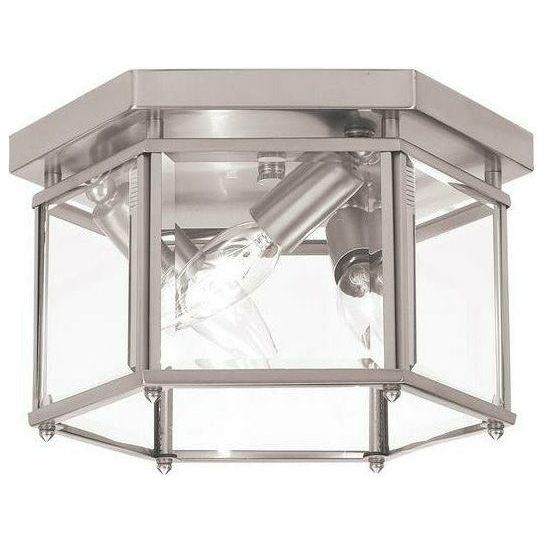 Generation Lighting - Bretton 3-Light Flush Mount (with Bulbs) - Lights Canada