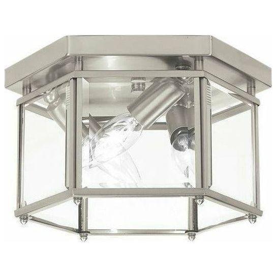 Generation Lighting - Bretton 3-Light Flush Mount - Lights Canada