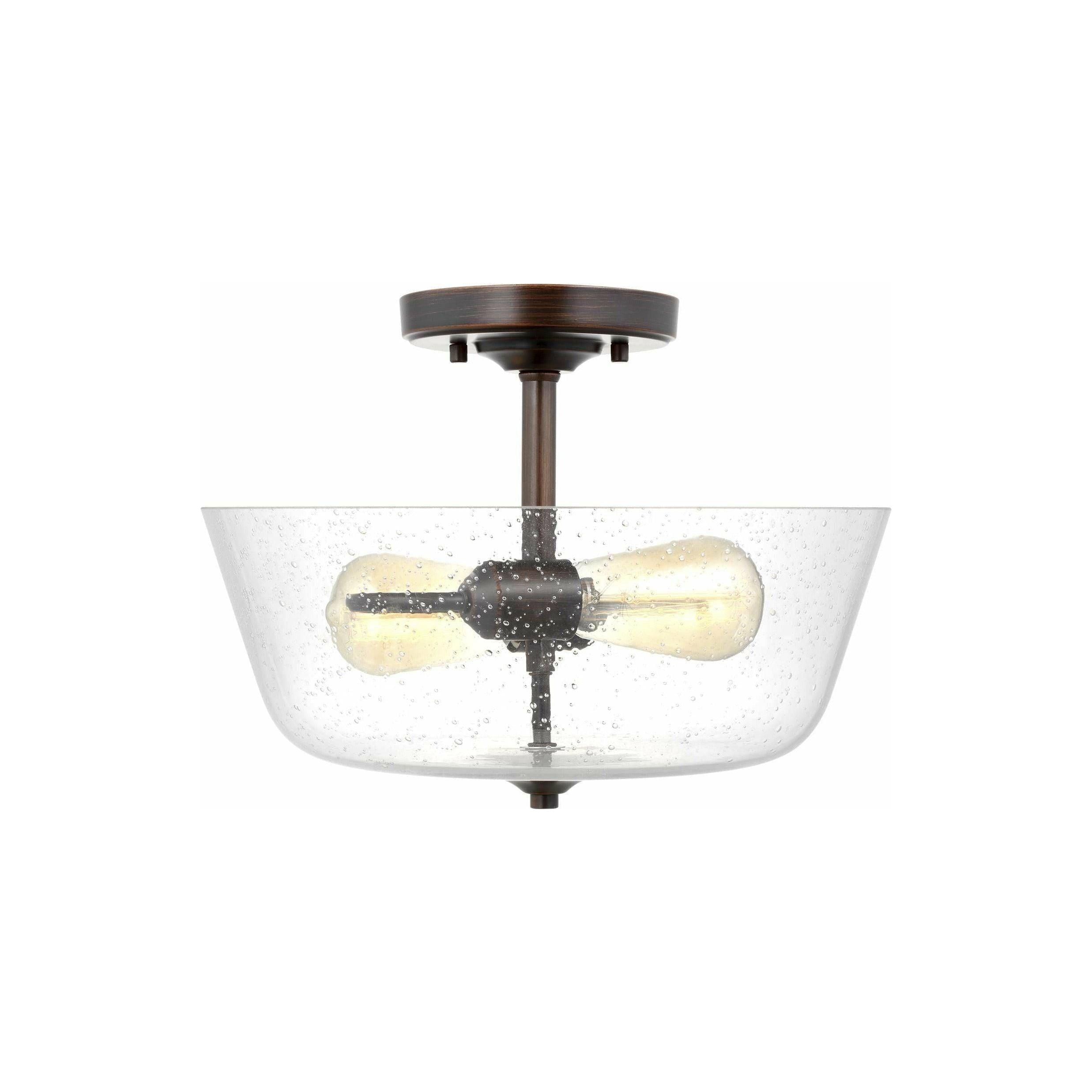 Generation Lighting - Belton 2-Light Semi Flush Mount - Lights Canada