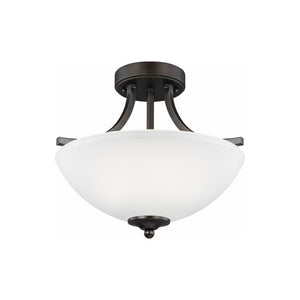 Generation Lighting - Geary Small 2-Light Convertible Semi Flush Mount - Lights Canada