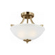 Generation Lighting - Geary Small 2-Light Convertible Semi Flush Mount - Lights Canada