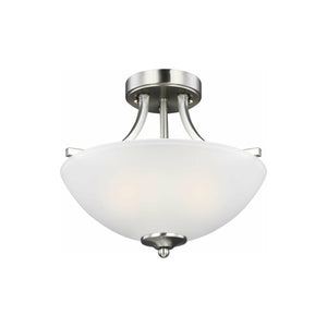 Generation Lighting - Geary Small 2-Light Convertible Semi Flush Mount - Lights Canada