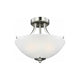 Generation Lighting - Geary Small 2-Light Convertible Semi Flush Mount - Lights Canada