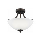 Generation Lighting - Geary Small 2-Light Convertible Semi Flush Mount (with Bulbs) - Lights Canada