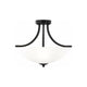 Generation Lighting - Geary Medium 3-Light Convertible Semi Flush Mount - Lights Canada