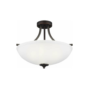 Generation Lighting - Geary Medium 3-Light Convertible Semi Flush Mount - Lights Canada