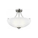 Generation Lighting - Geary Medium 3-Light Convertible Semi Flush Mount - Lights Canada