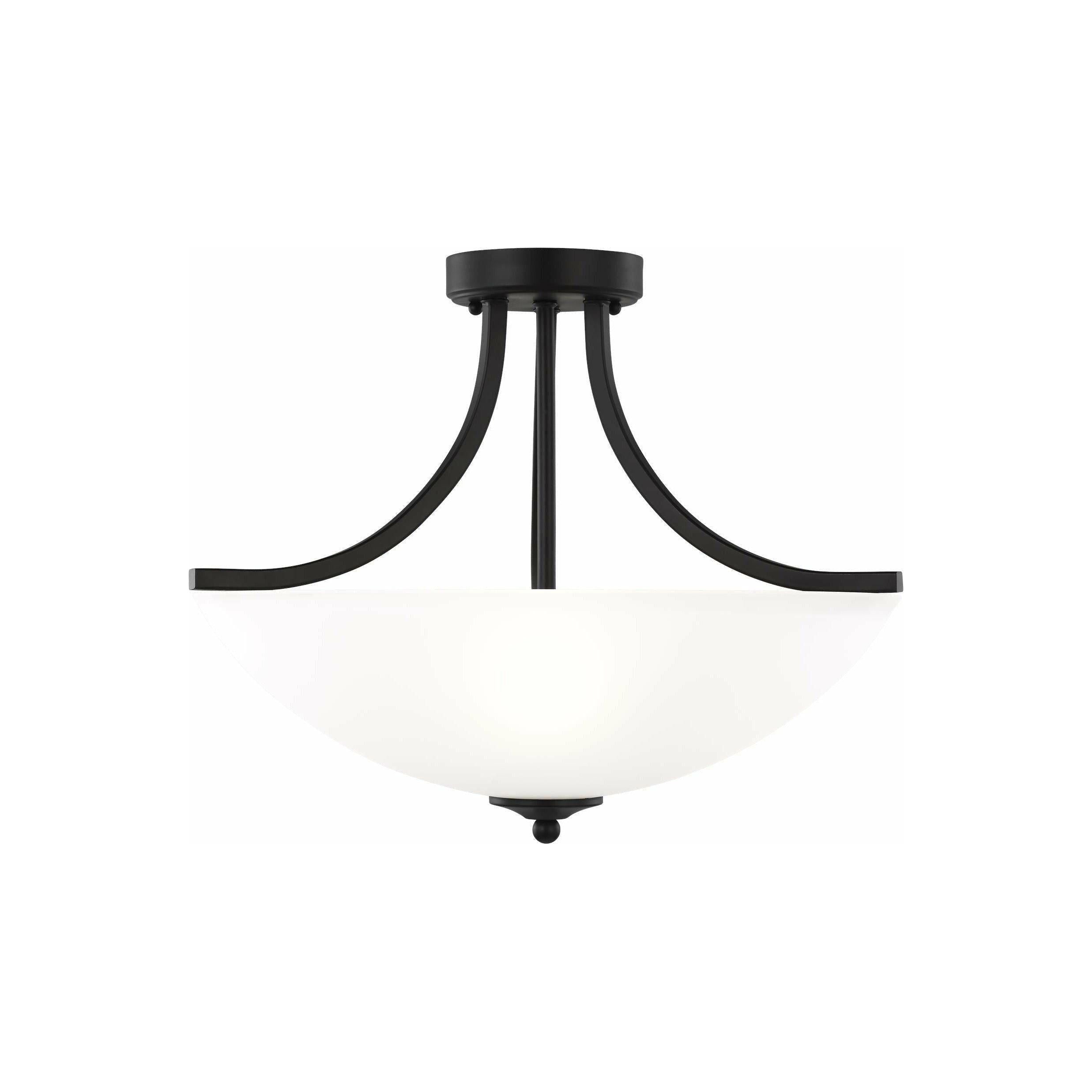Generation Lighting - Geary Medium 3-Light Convertible Semi Flush Mount (with Bulbs) - Lights Canada