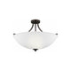 Generation Lighting - Geary Large 4-Light Convertible Semi Flush Mount - Lights Canada