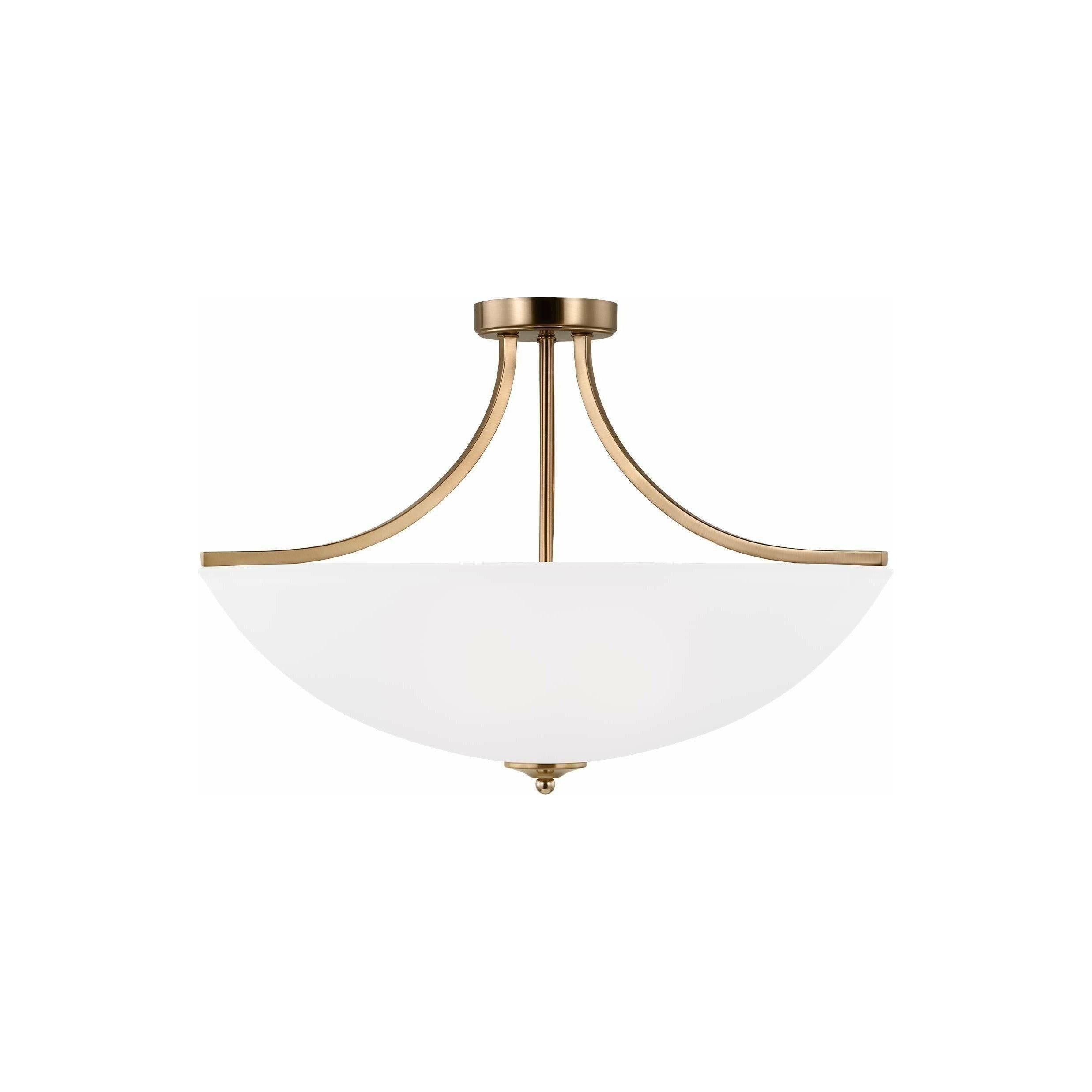 Generation Lighting - Geary Large 4-Light Convertible Semi Flush Mount (with Bulbs) - Lights Canada