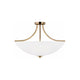 Generation Lighting - Geary Large 4-Light Convertible Semi Flush Mount (with Bulbs) - Lights Canada