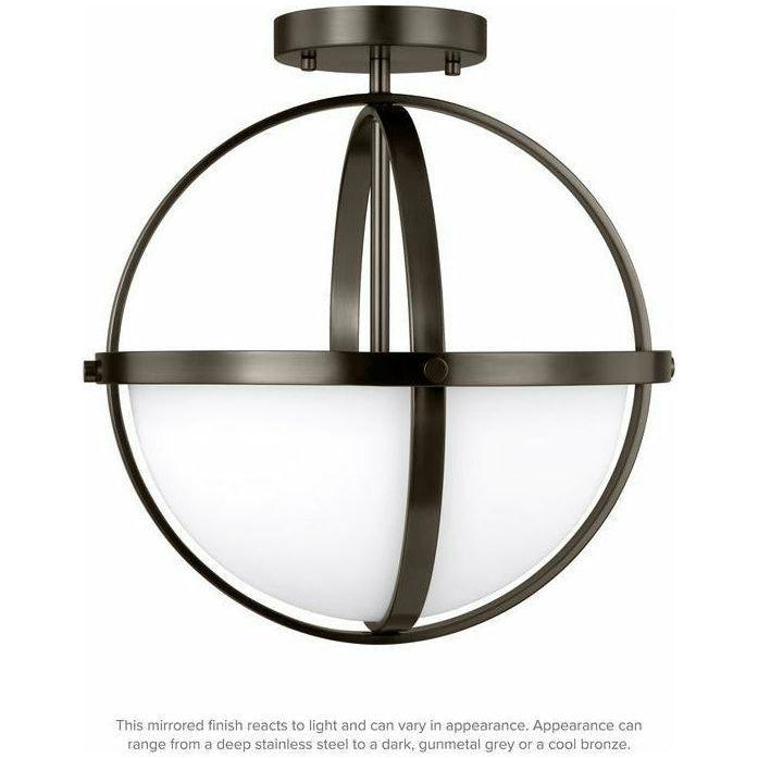 Generation Lighting - Alturas 2-Light Convertible Semi Flush Mount - Lights Canada