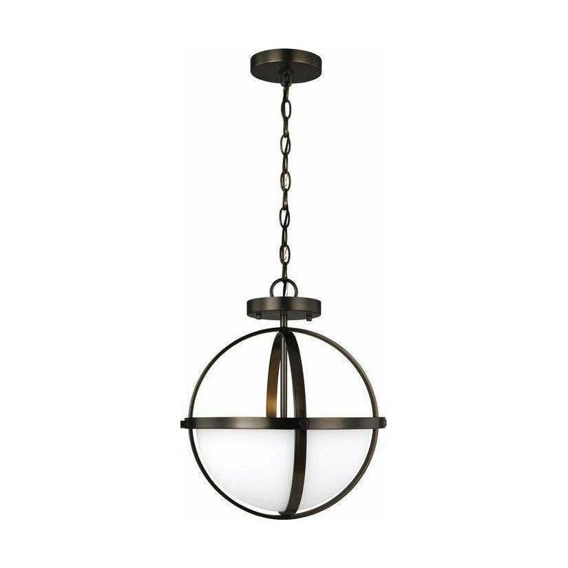 Generation Lighting - Alturas 2-Light Convertible Semi Flush Mount (with Bulbs) - Lights Canada