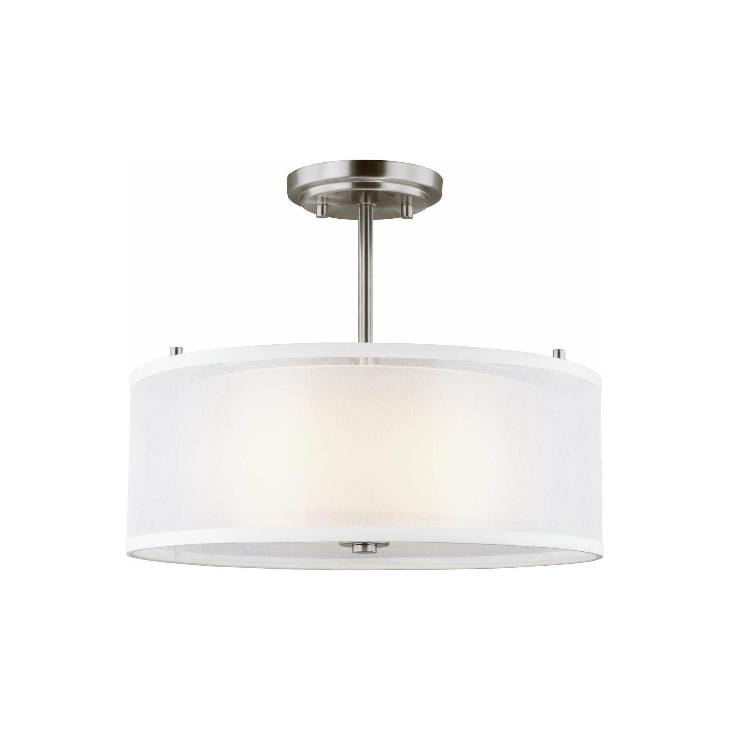 Generation Lighting - Elmwood Park 2-Light Semi Flush Mount - Lights Canada