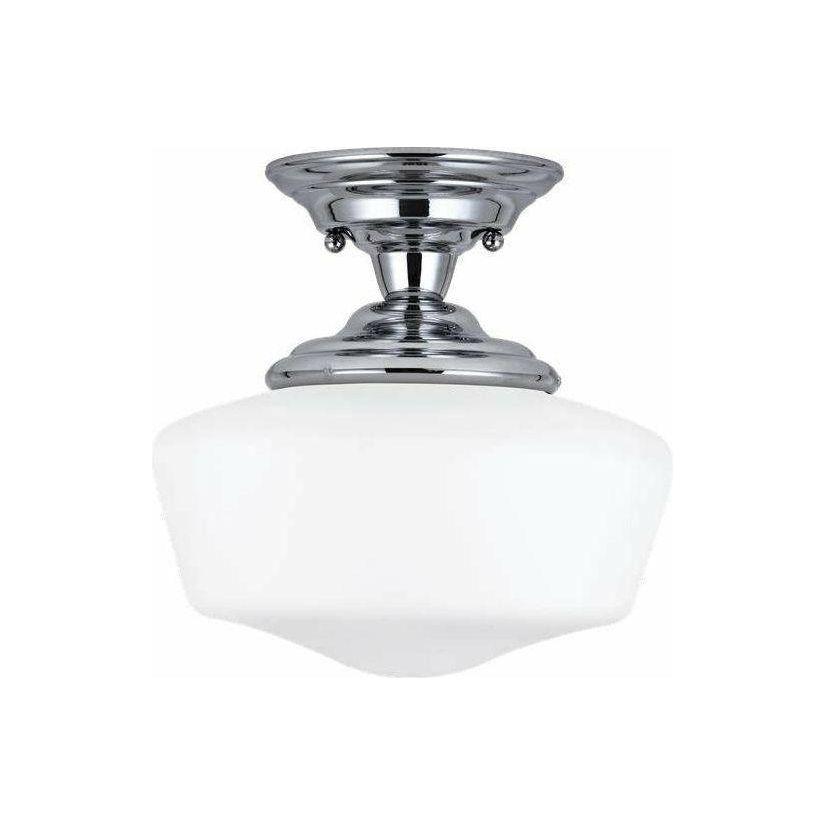 Generation Lighting - Academy Medium 1-Light Semi Flush Mount (with Bulb) - Lights Canada