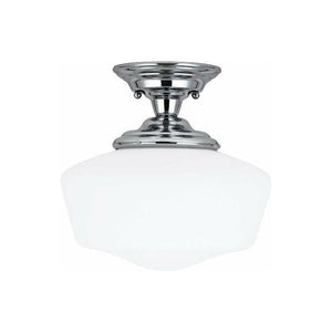 Generation Lighting - Academy Large 1-Light Semi Flush Mount (with Bulb) - Lights Canada