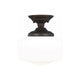 Generation Lighting - Academy Large 1-Light Semi Flush Mount - Lights Canada