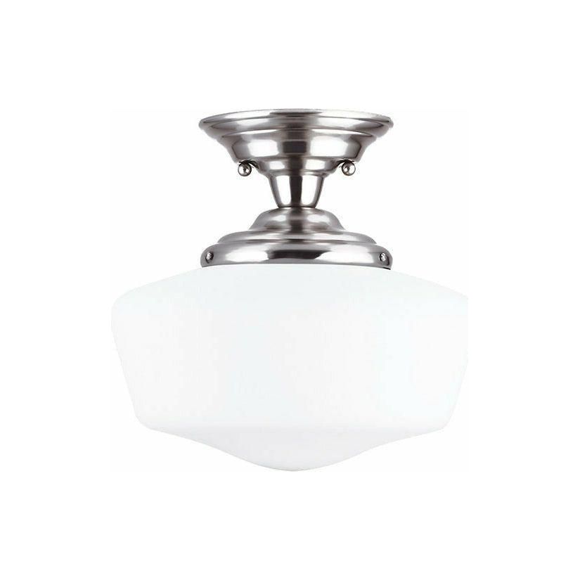 Generation Lighting - Academy Large 1-Light Semi Flush Mount (with Bulb) - Lights Canada