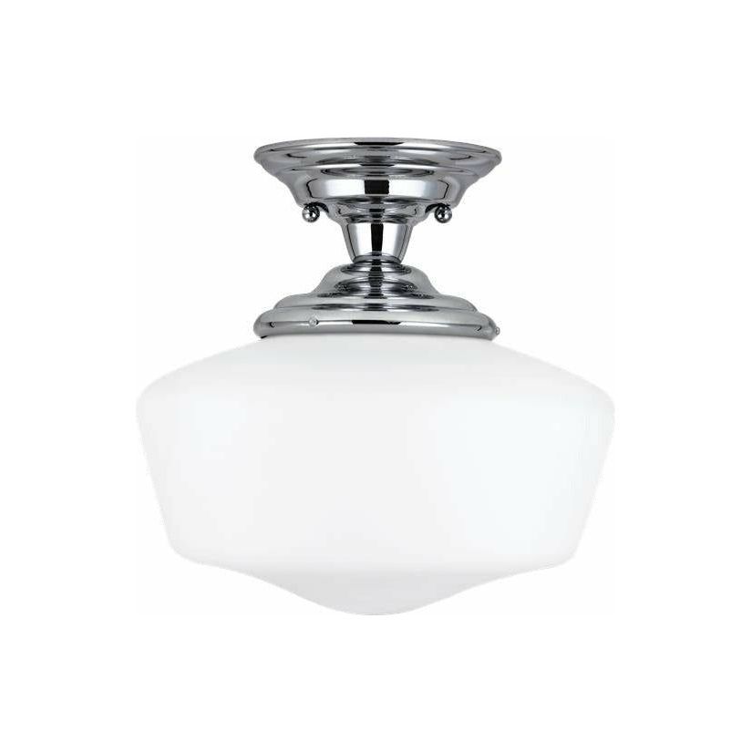 Generation Lighting - Academy Large 1-Light Semi Flush Mount (with Bulb) - Lights Canada