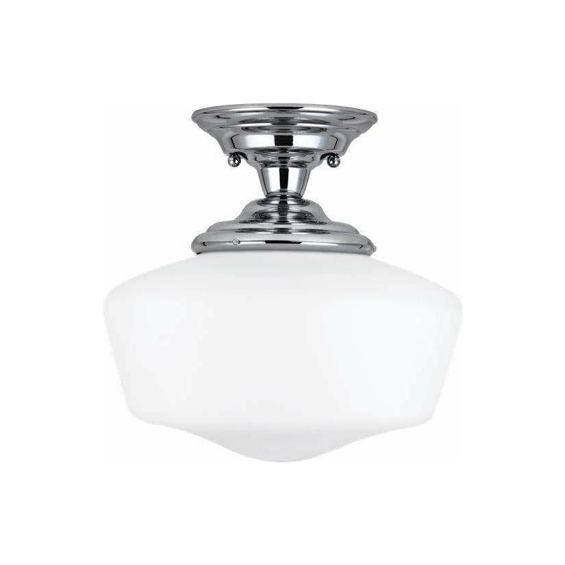 Generation Lighting - Academy Large 1-Light Semi Flush Mount (with Bulb) - Lights Canada