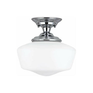 Generation Lighting - Academy Large 1-Light Semi Flush Mount (with Bulb) - Lights Canada