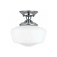 Generation Lighting - Academy Large 1-Light Semi Flush Mount - Lights Canada