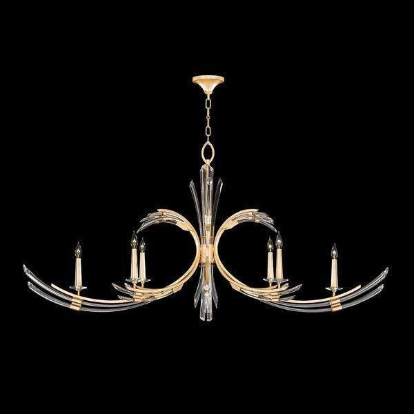 Fine Art Handcrafted Lighting - Trevi 68" Oblong Chandelier - Lights Canada