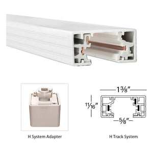 WAC Lighting - H Track Power Feedable "I" Connector - Lights Canada