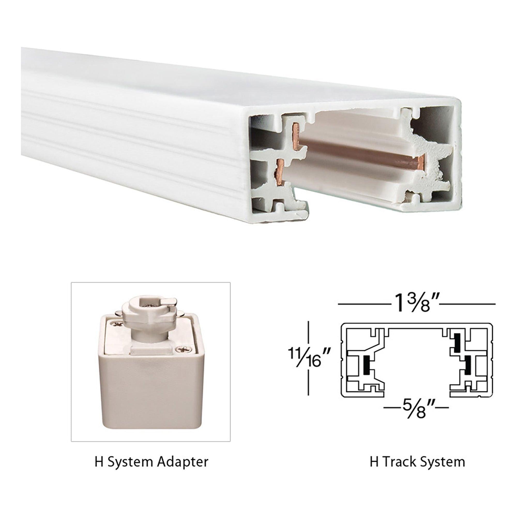 WAC Lighting - H Track Square Monopoint Canopy - Lights Canada