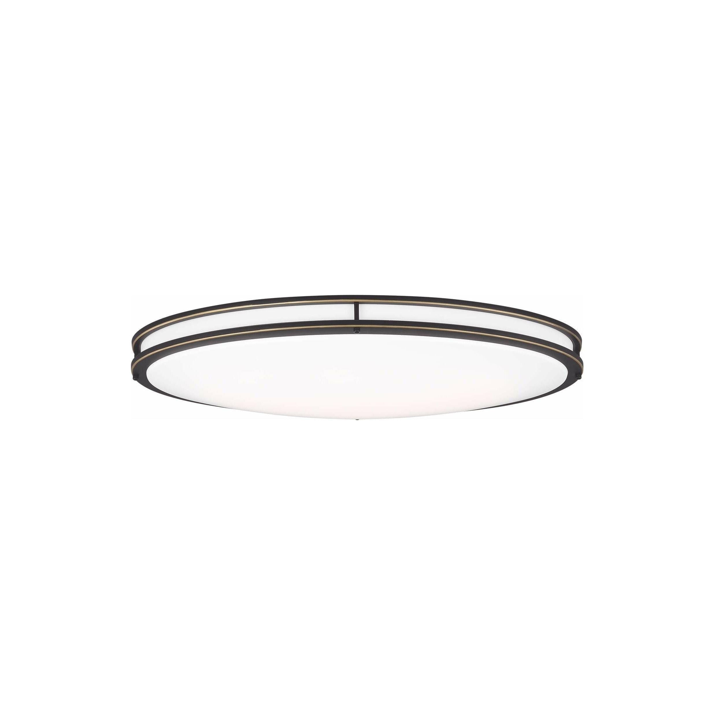 Generation Lighting - Mahone Oval LED Flush Mount - Lights Canada