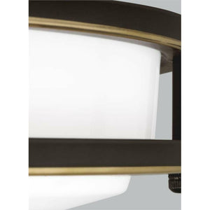 Generation Lighting - Mahone Oval LED Flush Mount - Lights Canada