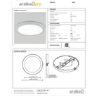 Artika - Artika Skylight Pro Flush Mount - Lights Canada
