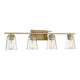 Savoy House - Calhoun 4-Light Bathroom Vanity Light - Lights Canada