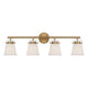 Savoy House - Kaden 4-Light Bathroom Vanity Light - Lights Canada