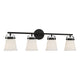 Savoy House - Kaden 4-Light Bathroom Vanity Light - Lights Canada