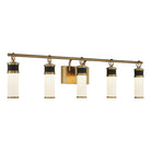 Savoy House - Abel 5-Light LED Bathroom Vanity Light - Lights Canada